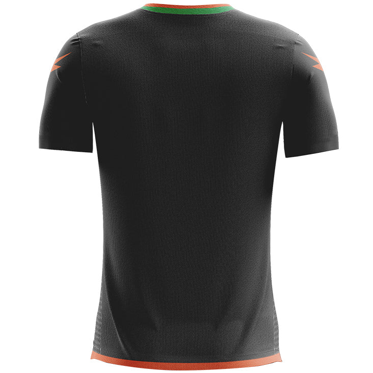 Zeus Icon Teamwear Set Trikot mit Shorts schwarz orange grün
