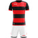 Zeus Icon Teamwear Set Maglia con pantaloncini rosso nero – S|M