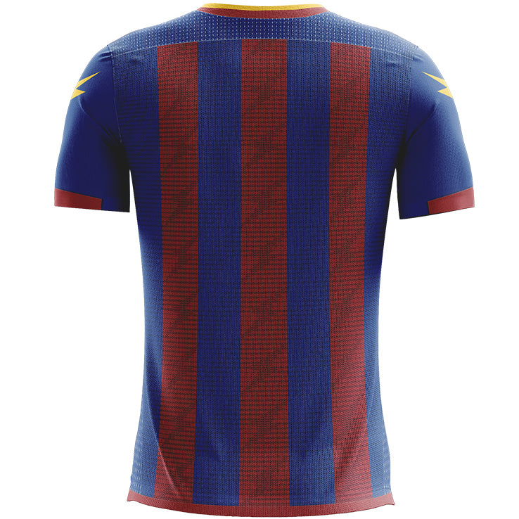 Zeus Icon Teamwear Set Maglia con pantaloncini royal blue rosso scuro