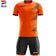 Zeus Mundial Teamwear Set Trikot mit Shorts orange schwarz – 128 YS|3XS
