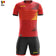 Zeus Mundial Teamwear Set Trikot mit Shorts rot schwarz – 128 YS|3XS