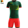 Zeus Mundial Teamwear Set Trikot mit Shorts grün rot – 128 YS|3XS