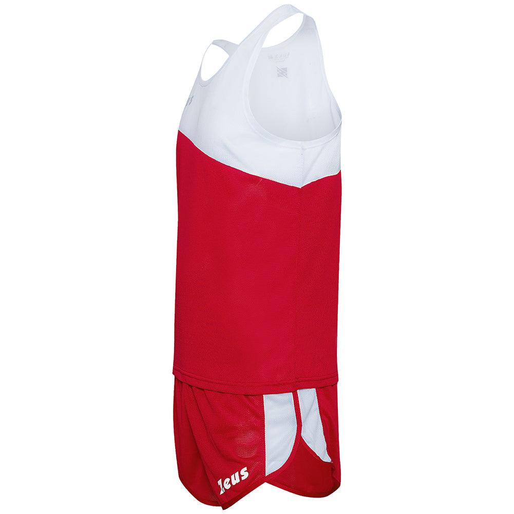 Zeus Kit Robert Uomo Tuta da atletica leggera Maglia con pantaloncini rosso