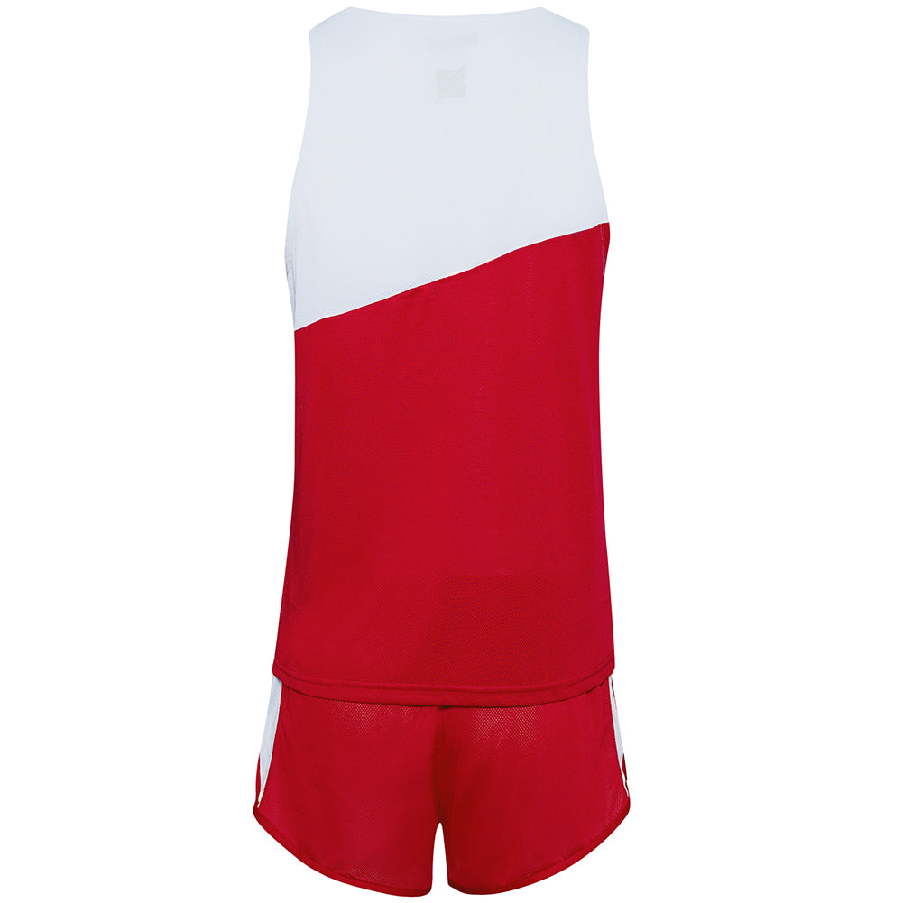 Zeus Kit Robert Uomo Tuta da atletica leggera Maglia con pantaloncini rosso