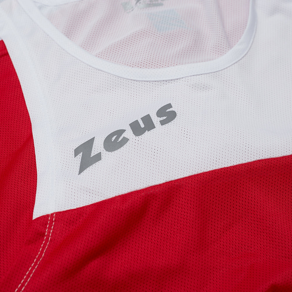 Zeus Kit Robert Uomo Tuta da atletica leggera Maglia con pantaloncini rosso