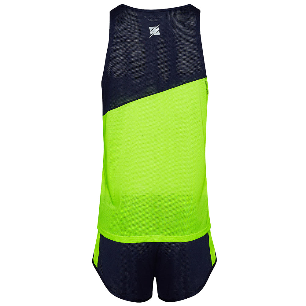 Zeus Kit Robert Uomo Tuta da atletica leggera Maglia con pantaloncini giallo