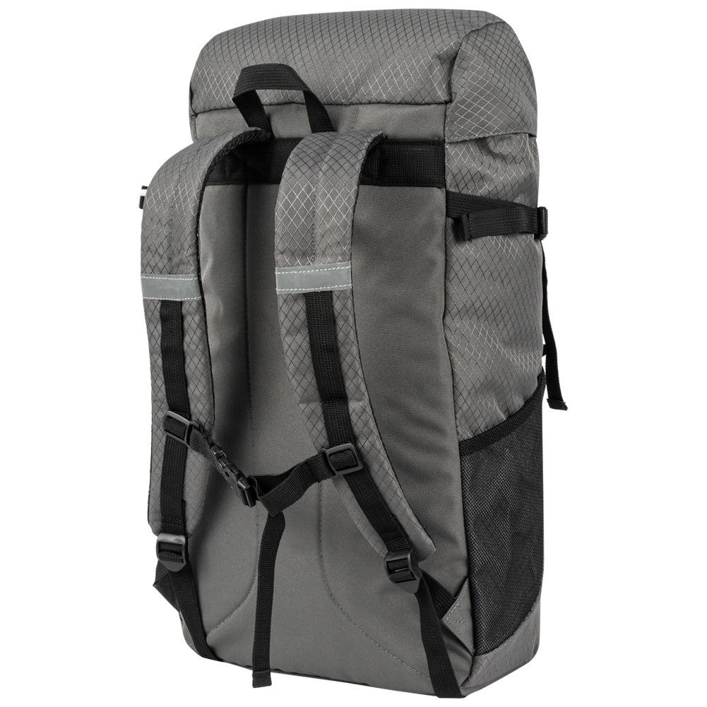 KIRKJUBØUR® "Abisko" Premium Outdoor Trekking Rucksack 30 L grey