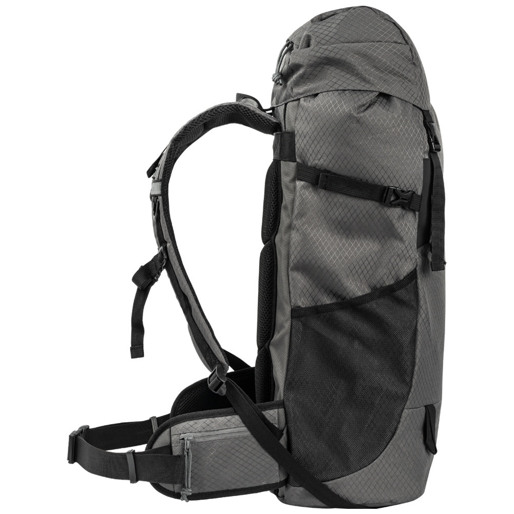 KIRKJUBØUR® "Vindelfjäll" Outdoor Trekking Rucksack 35 L grey