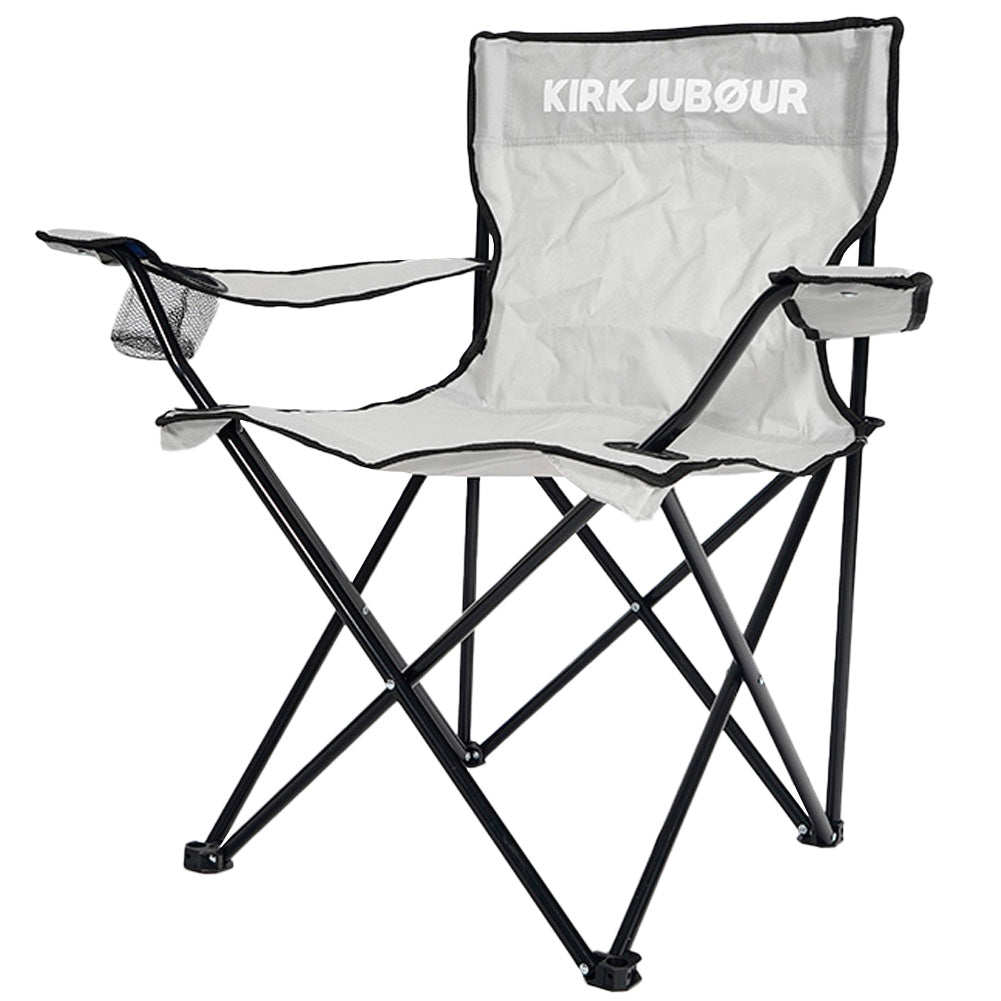 KIRKJUBØUR® "Njörd" Campingstuhl grau