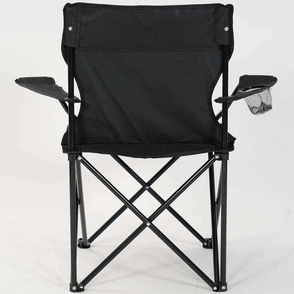 KIRKJUBØUR® "Njörd" Campingstuhl schwarz