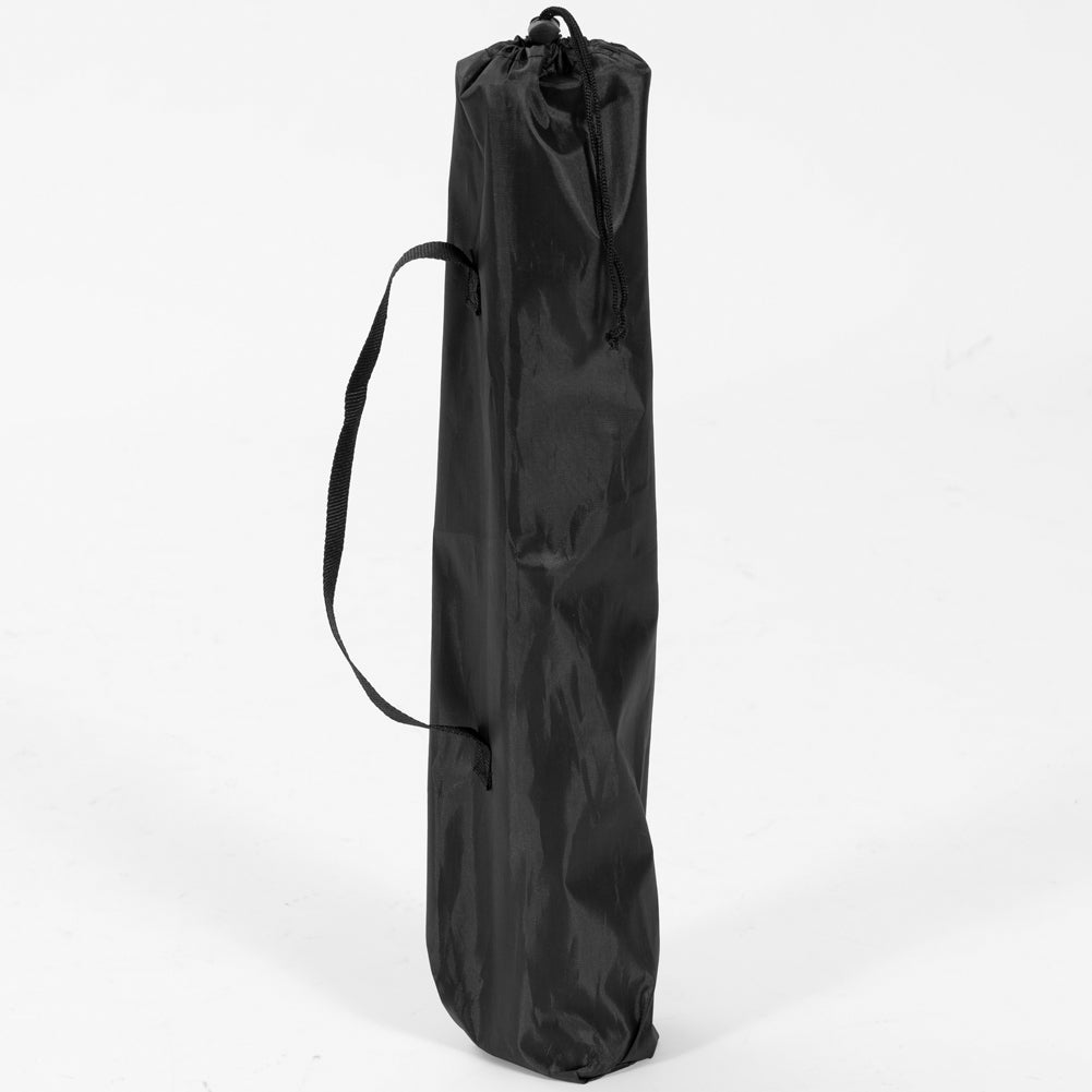 KIRKJUBØUR® "Freydis" klappbarer Vierbein Outdoor Hocker schwarz
