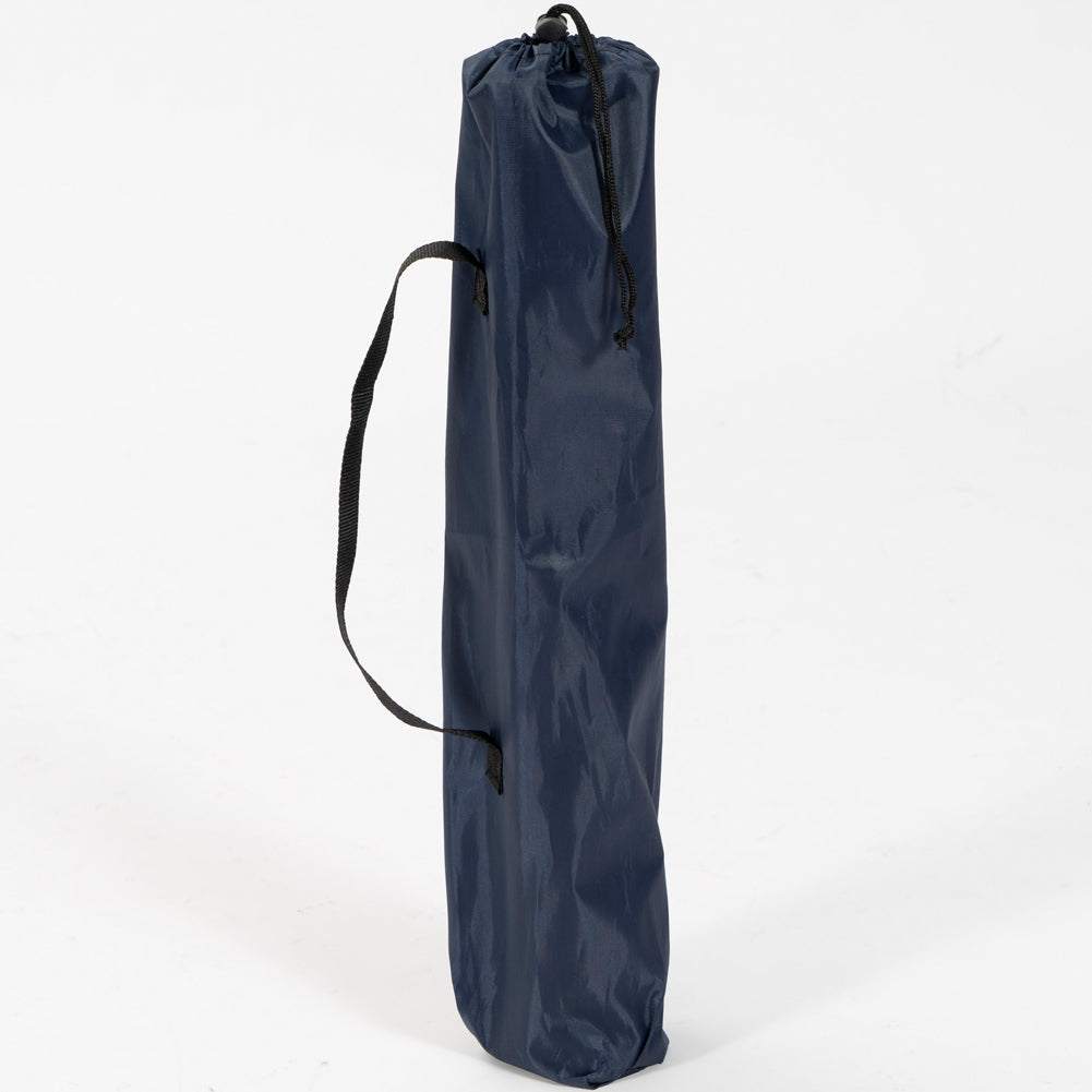 KIRKJUBØUR® "Freydis" klappbarer Vierbein Outdoor Hocker blau