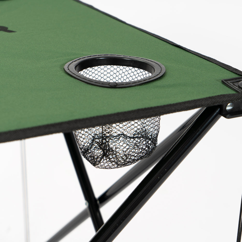 KIRKJUBØUR® "Solkatt" faltbarer Campingtisch grün