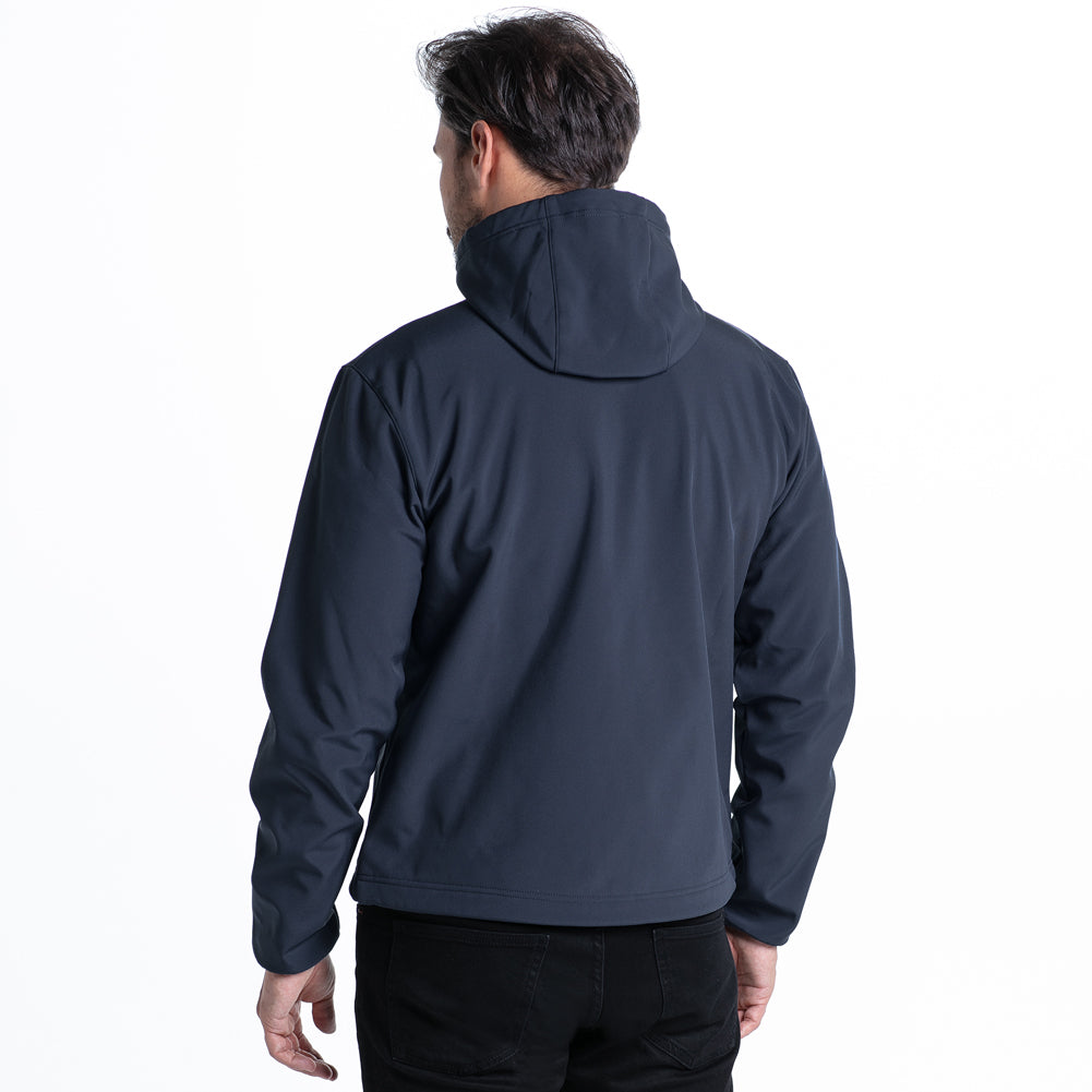 KIRKJUBØUR® "Hestur" Herren SOFTSHELLjacke 10.000 mm Wassersäule blau