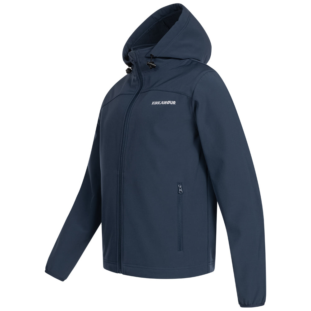 KIRKJUBØUR® "Hestur" Herren SOFTSHELLjacke 10.000 mm Wassersäule blau