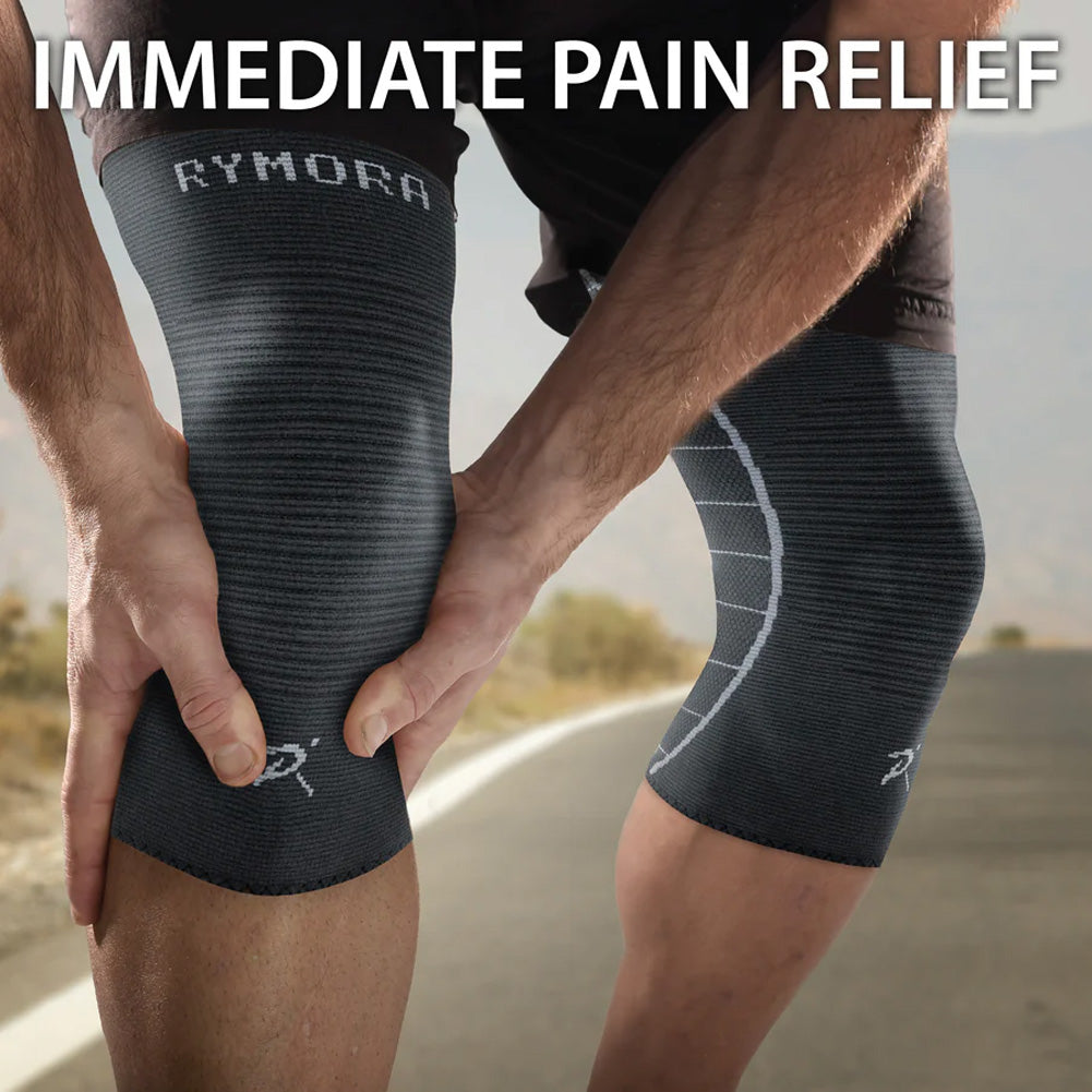 Rymora Unisex Kniebandage 2er-Pack KNEE2PAC