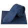 Lambretta Paisley Herren Strickkrawatte und Einstecktuch LAMAW2315-NAVY – Einheitsgröße