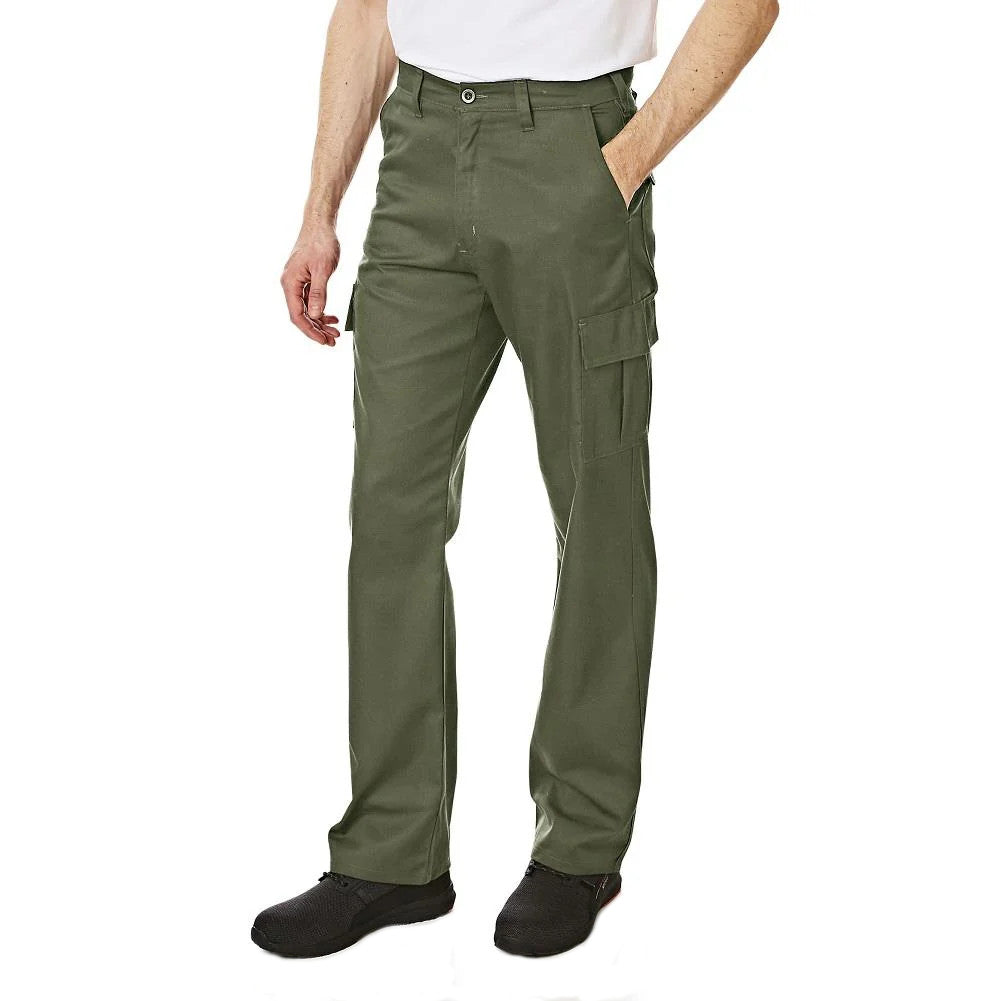 Lee Cooper Herren Cargo Arbeitshose khaki LCPNT205-KHA