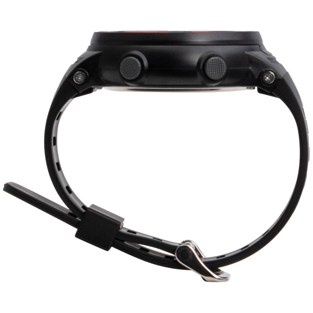 LEANDRO LIDO "Vernazza" Unisex Sport Uhr schwarz/rot