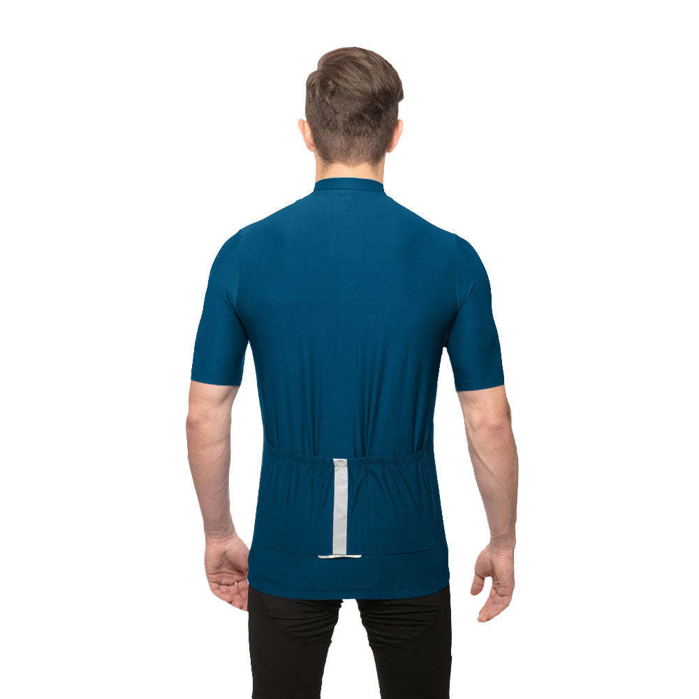 LEANDRO LIDO "Portofino" Herren Radsport Kurzarm Trikot blau