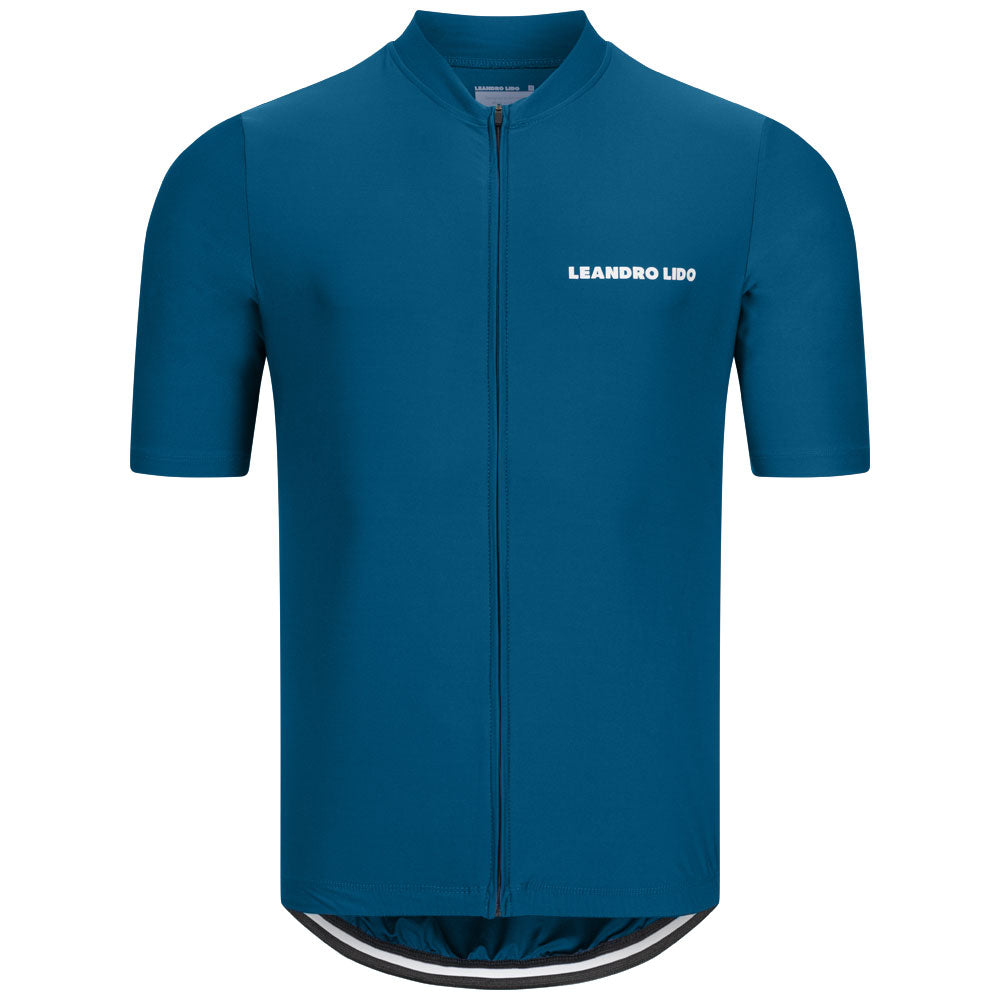 LEANDRO LIDO "Portofino" Herren Radsport Kurzarm Trikot blau