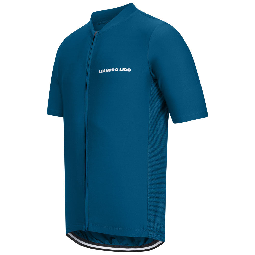 LEANDRO LIDO "Portofino" Herren Radsport Kurzarm Trikot blau