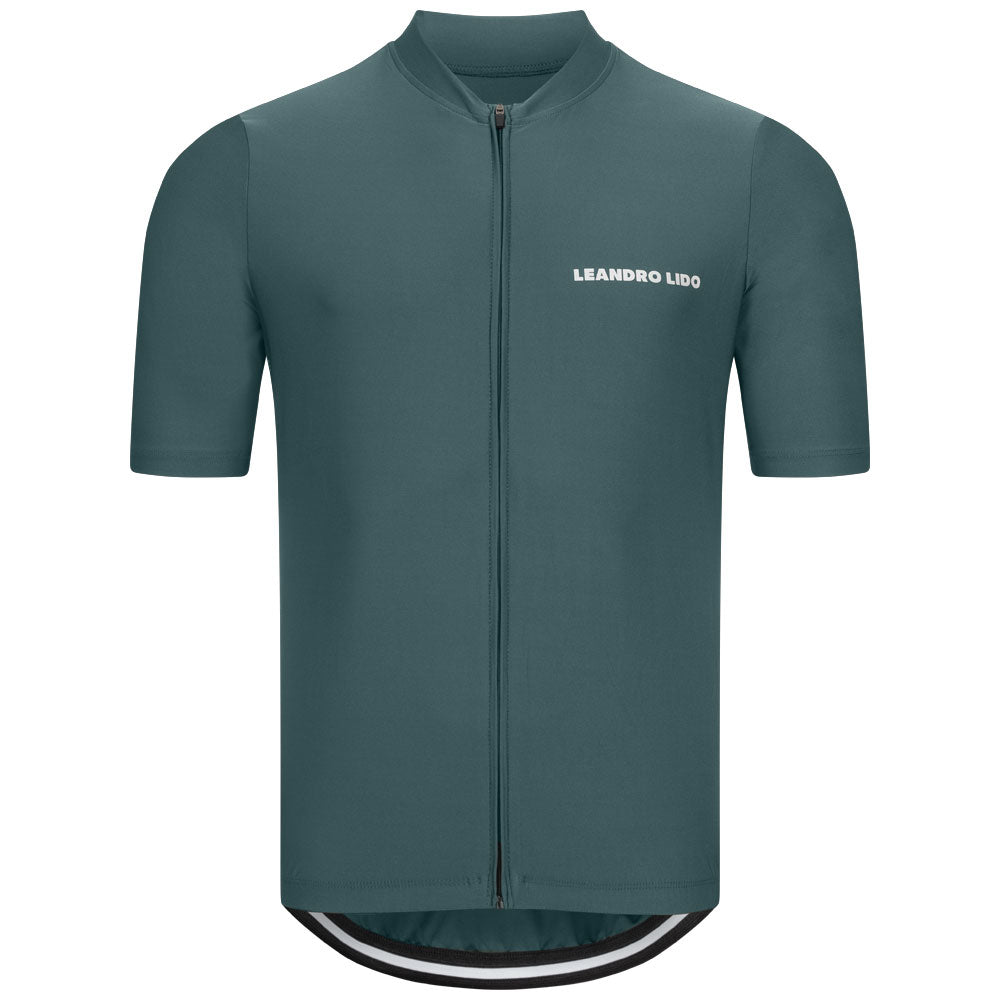 LEANDRO LIDO "Portofino" Herren Radsport Kurzarm Trikot grün