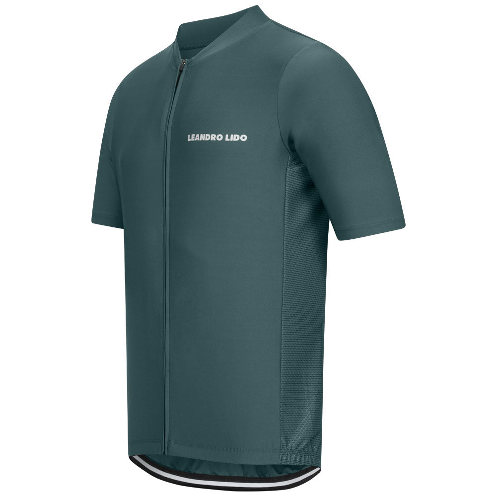 LEANDRO LIDO "Portofino" Herren Radsport Kurzarm Trikot grün