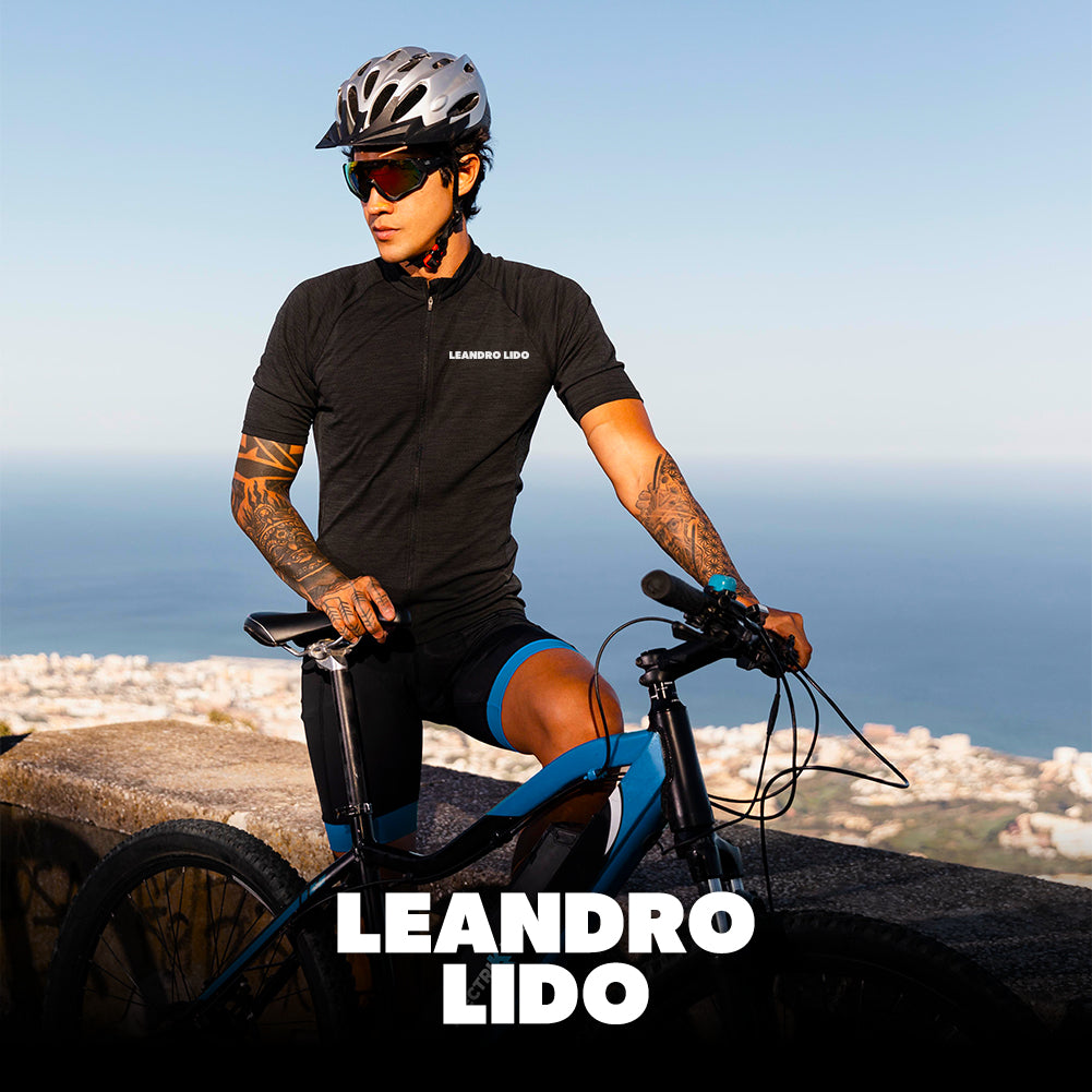 LEANDRO LIDO "Portofino" Herren Radsport Kurzarm Trikot orange