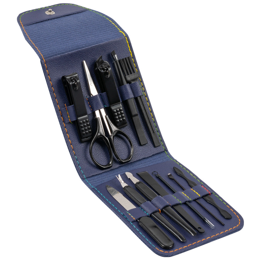 LEANDRO LIDO "Monza" Maniküre Set 13-tlg navy