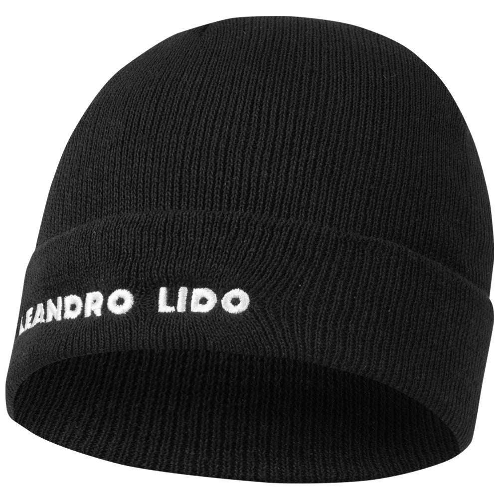 LEANDRO LIDO "Callata" Beanie Berretto invernale nero