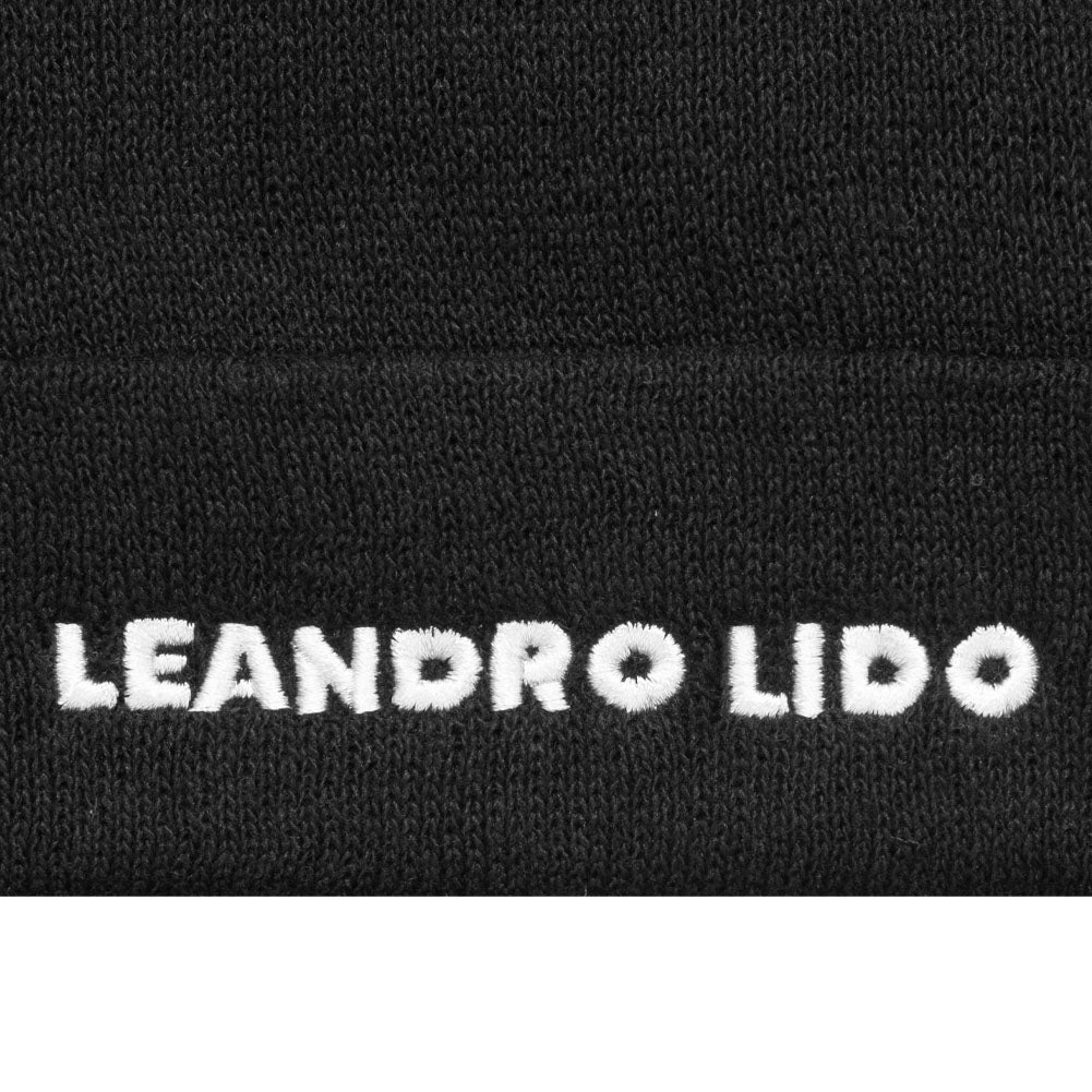 LEANDRO LIDO "Callata" Beanie Berretto invernale nero