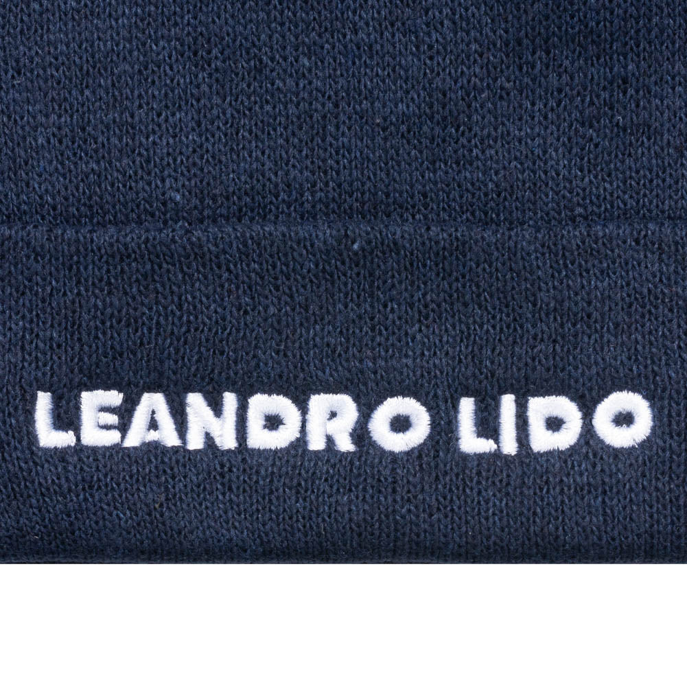 LEANDRO LIDO "Callata" Beanie Berretto invernale marina