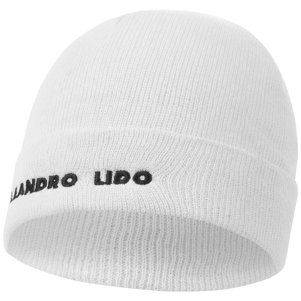 LEANDRO LIDO "Callata" Beanie Berretto invernale bianco
