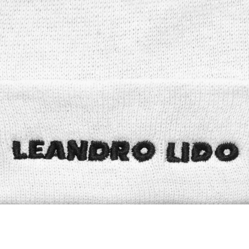 LEANDRO LIDO "Callata" Beanie Berretto invernale bianco