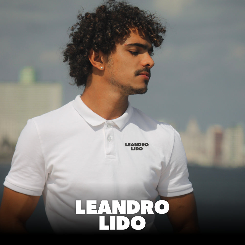 LEANDRO LIDO "Sorrent" Herren Polo-Shirt schwarz