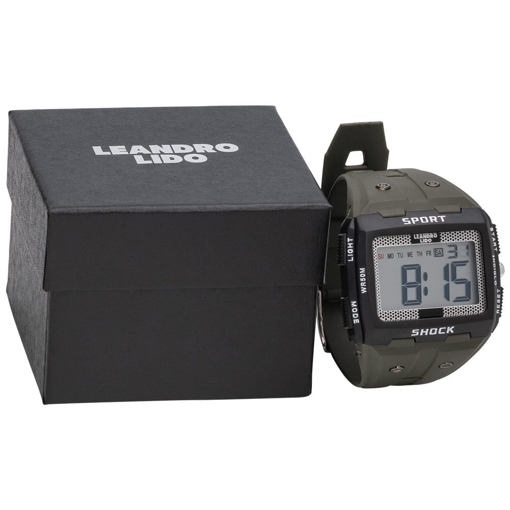 LEANDRO LIDO "Sterpeto" Unisex Sport Uhr grün