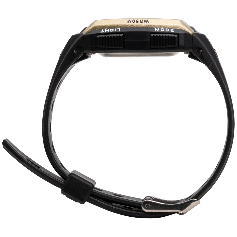 LEANDRO LIDO "Sterpeto" Unisex Sport Uhr gold/schwarz