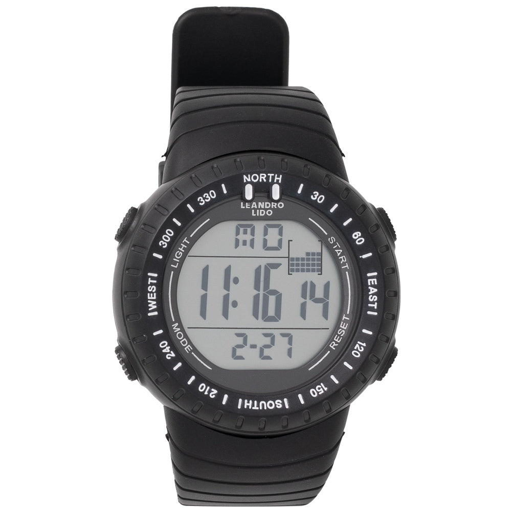LEANDRO LIDO "Vescia" Unisex Sport Uhr schwarz/weiß