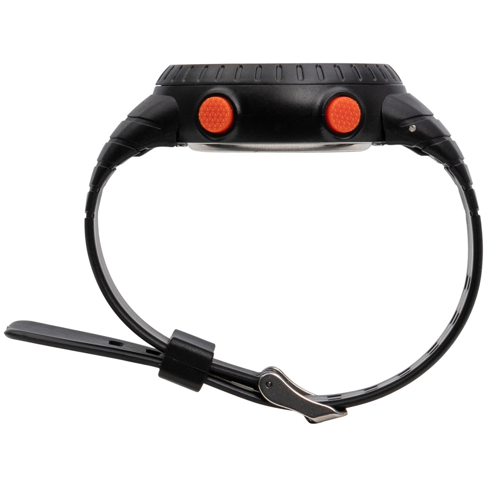 LEANDRO LIDO "Vescia" Unisex Sport Uhr schwarz/orange