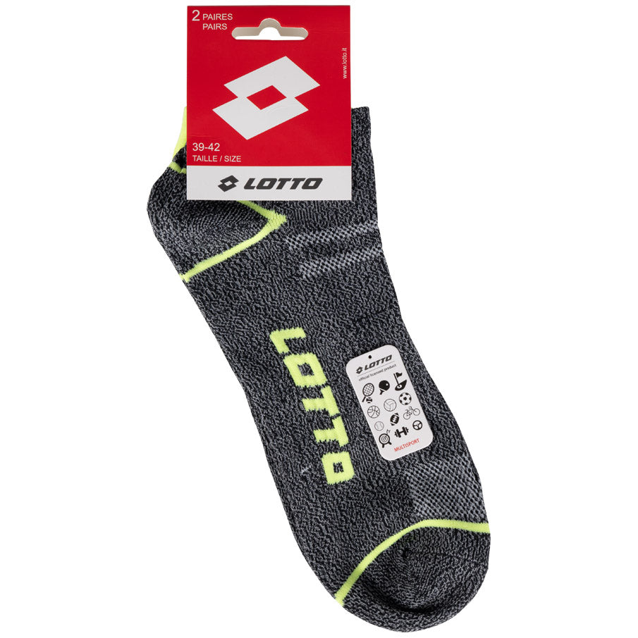 Lotto Performance Sport Unisex Socken 2 Paar LOTTO005B-VGT-HI PP