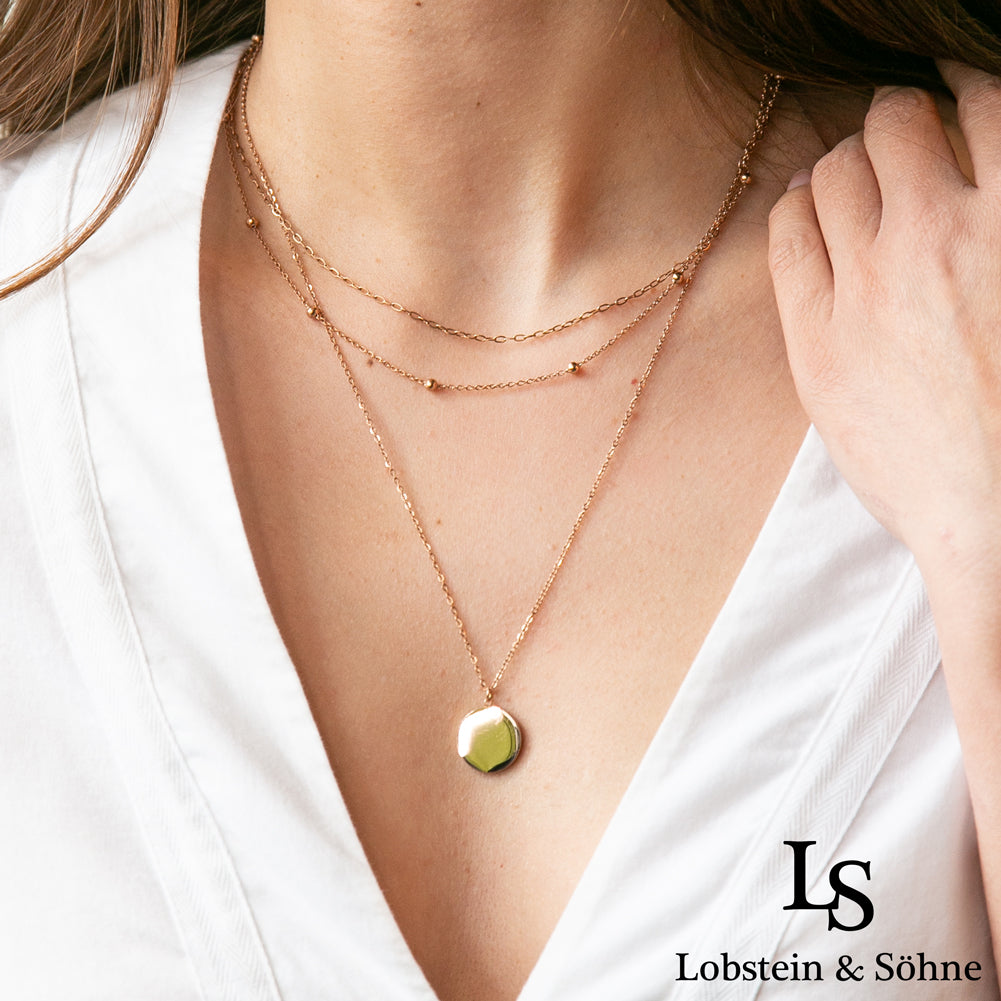 Lobstein & Söhne "Emma" Damen Kette rose gold