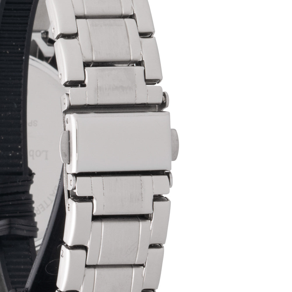 Lobstein & Söhne® "Leopold" Uhr silber/schwarz