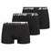Lotto Retro Herren Boxershorts 3er-Pack schwarz MBXX1002NET-BLACK – M
