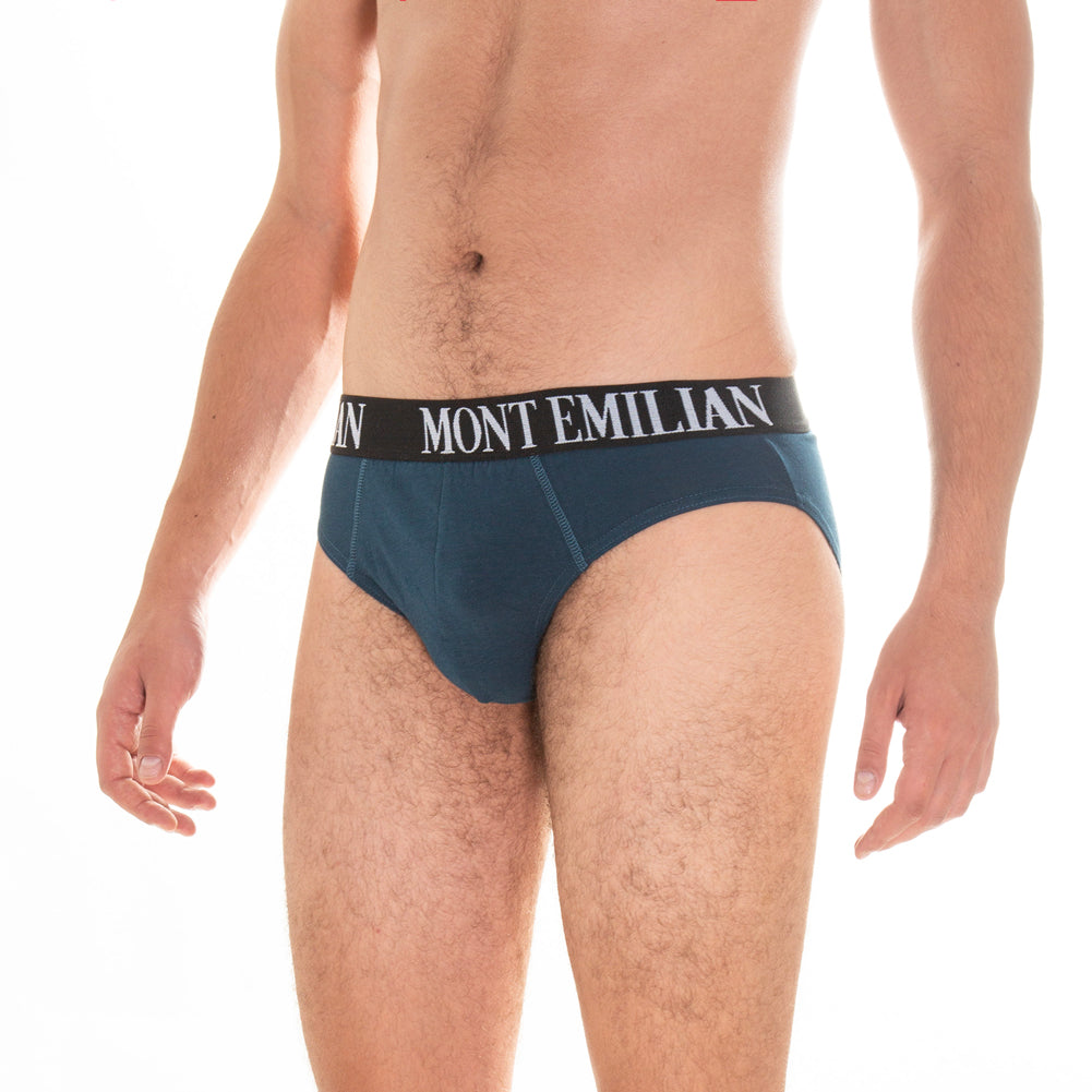 MONT EMILIAN "Avignon" Uomo Slip Set da 3 marina