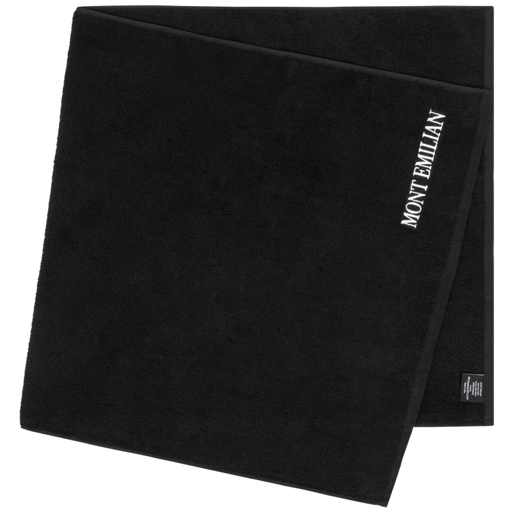 MONT EMILIAN "Annecy" Asciugamano 100 x 50 cm nero