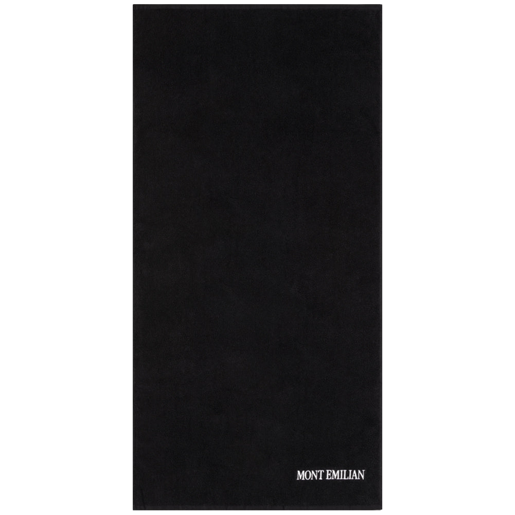 MONT EMILIAN "Annecy" Asciugamano 100 x 50 cm nero