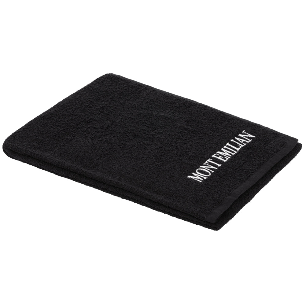 MONT EMILIAN "Annecy" Asciugamano 100 x 50 cm nero