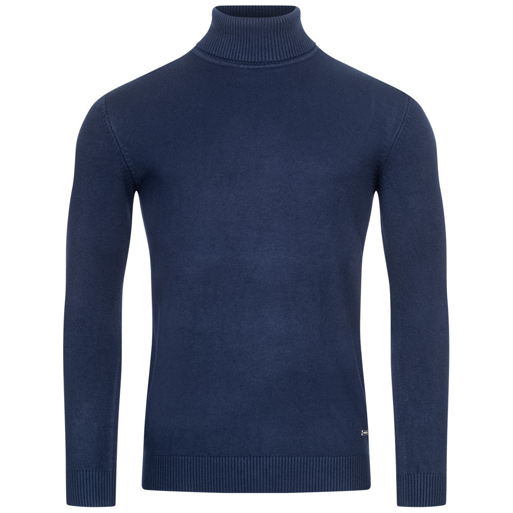 MONT EMILIAN "Le Mans" Herren Rollkragenpullover navy
