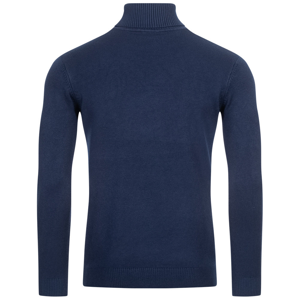 MONT EMILIAN "Le Mans" Herren Rollkragenpullover navy
